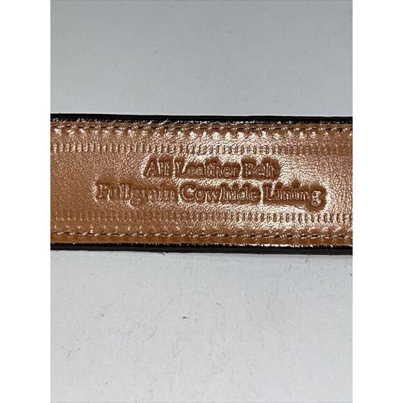 Zele All Leather Woman’s Belt, Silver Buckle Size Small 28” - Picture 10 of 10